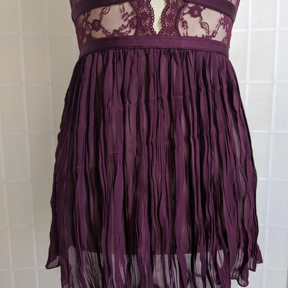 VICTORIA'S SECRET COLLECTION Babydoll Nightie Lace Red - Picture 5 of 10